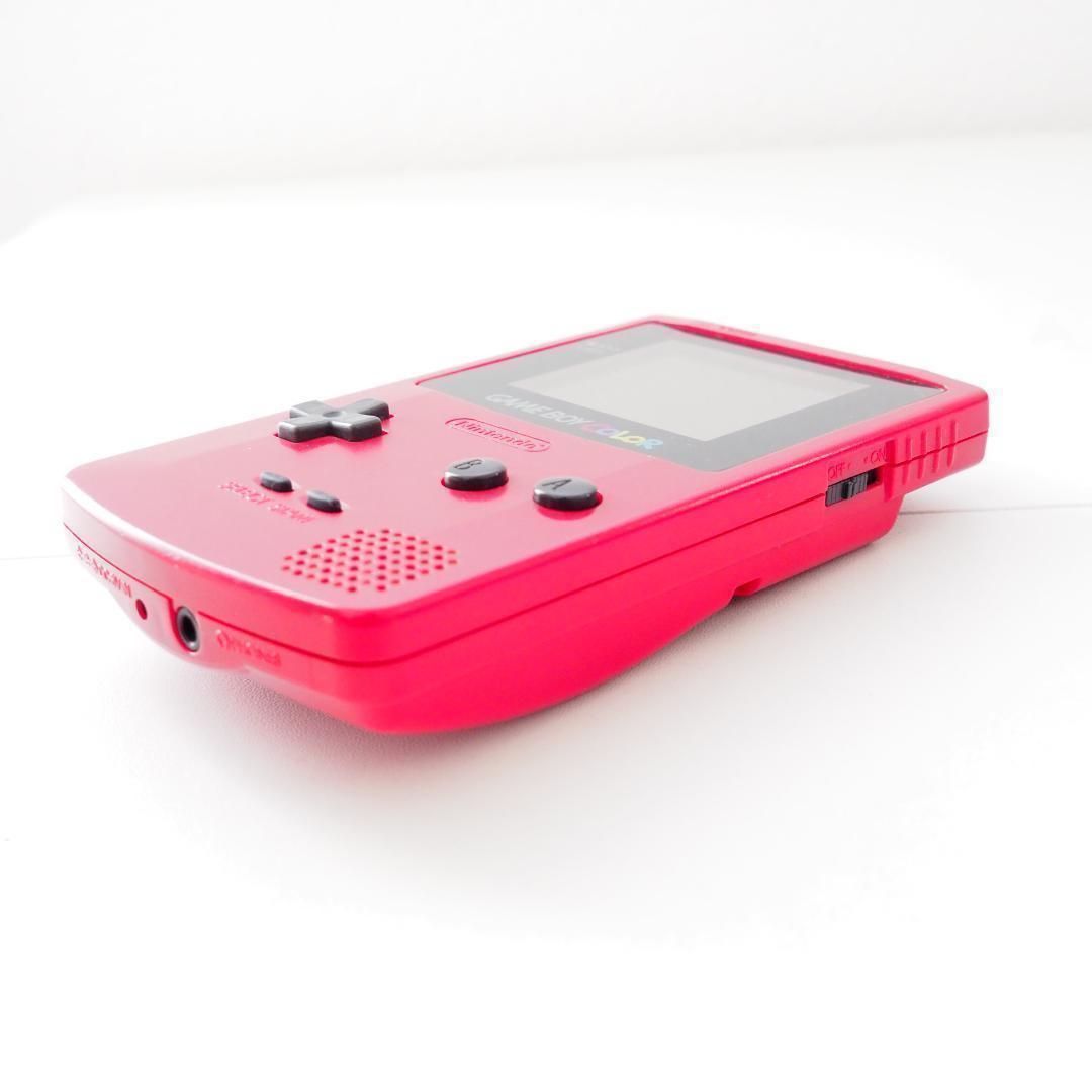 本体)ゲームボーイカラー GAMEBOY COLOR レッド(CGB-001) 任天堂 GAME BOY COLOR レッド 本体　ゲームボーイカラー本体