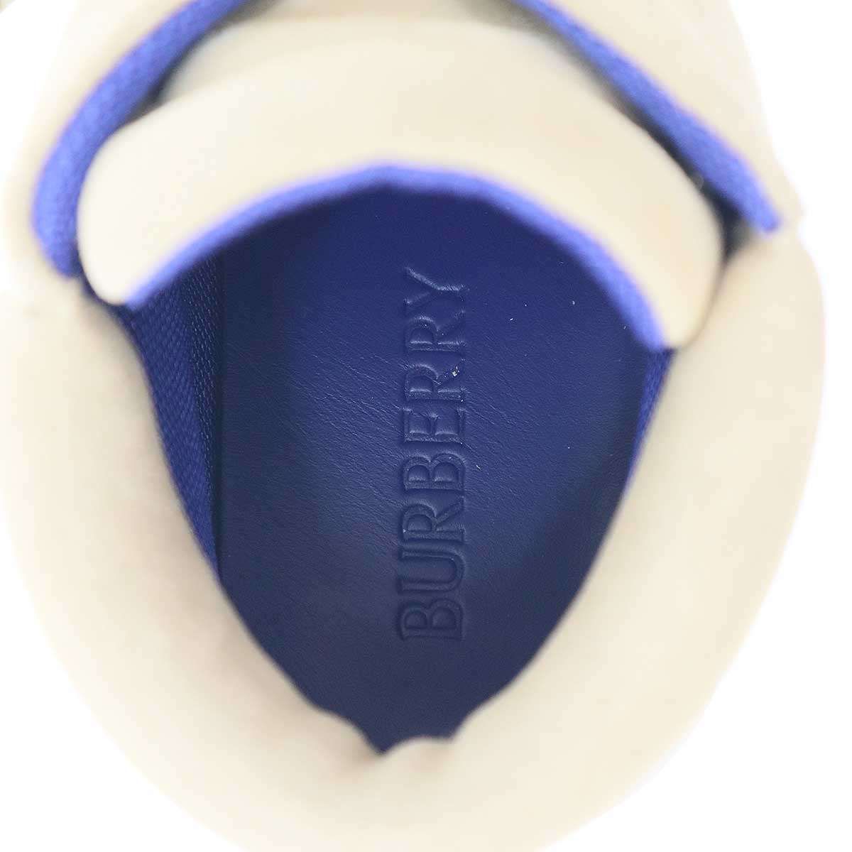 BURBERRY バーバリー Log High スウェードレザークリーパーブーツ