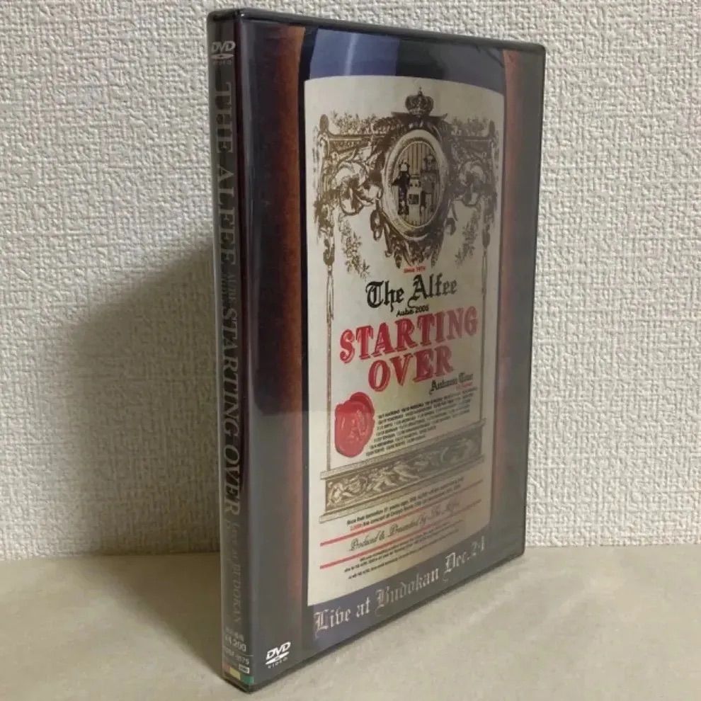 THE ALFEE 2005 STARTING OVER DVD　アルフィー THE ALFEE 2000th LIVE CONCERT STARTING OVER at Omiya Sonic City