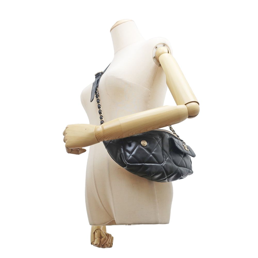 名東】【CHANEL】シャネル ウエストバッグ チェーンショルダーバッグ