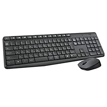 【中古】ロジクール ワイヤレス マウス 無線 耐水設計キーボード セット MK235