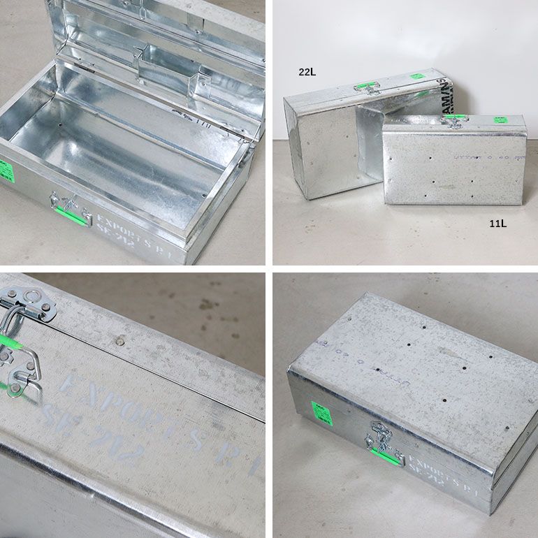 新品】【1点販売】PUEBCO[プエブコ] STEEL TRUNK 11L [スチール