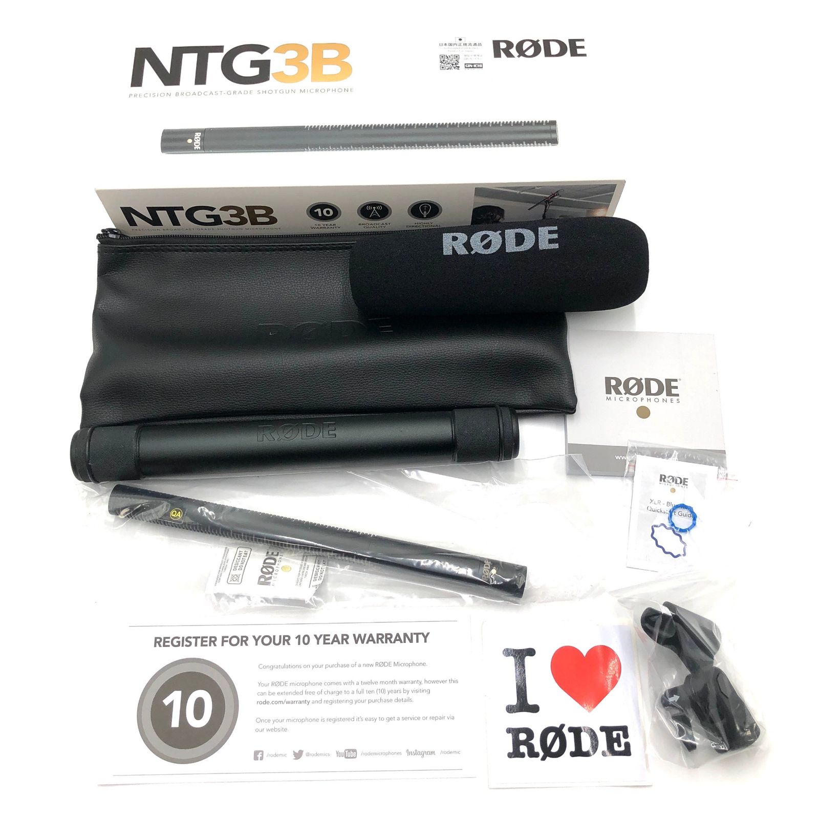 【国内正規品】RODE ロード NTG3B コンデンサーマイク NTG3B