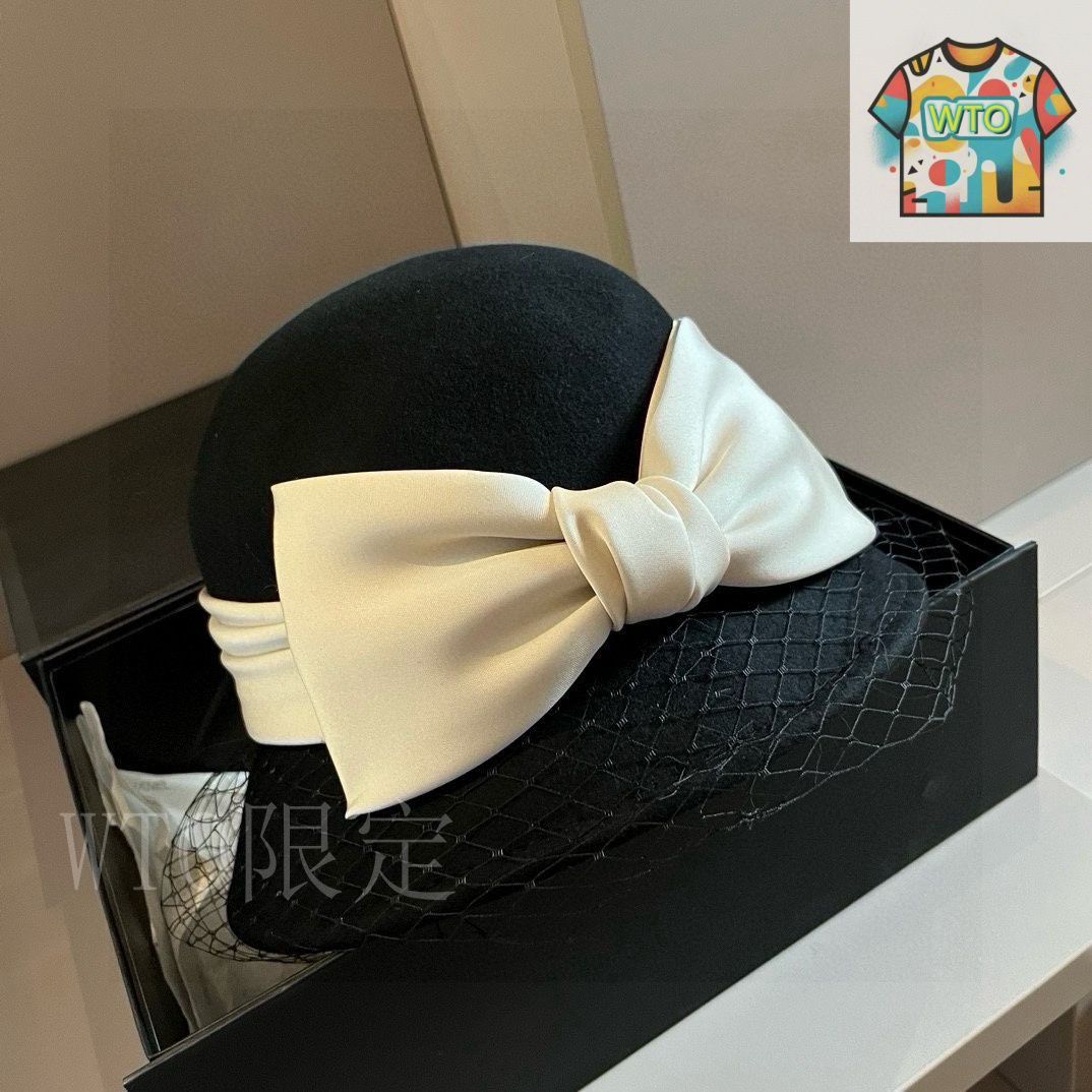 今日WTO】Chanel シャネル ウールバケットハット-RY33 - メルカリ