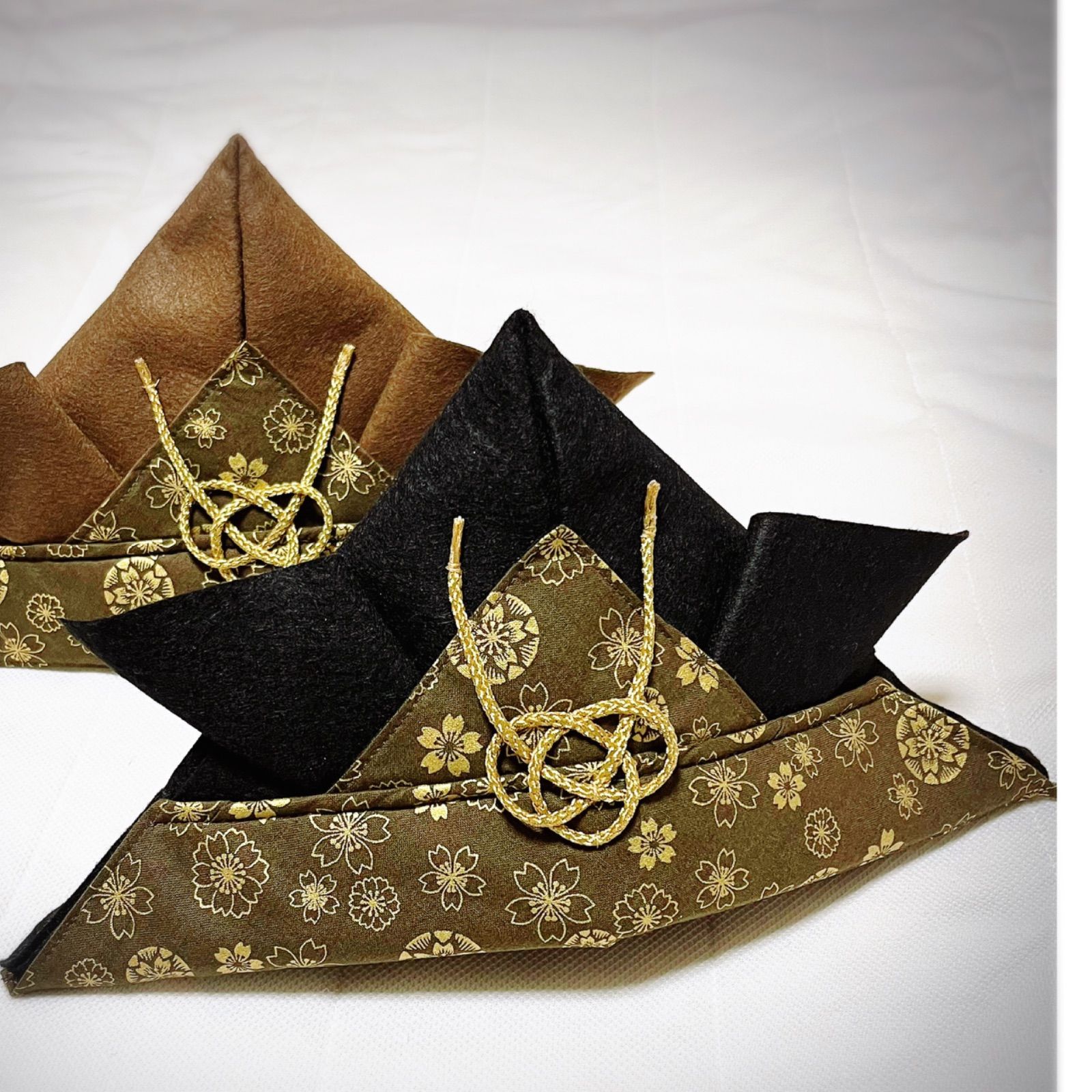 即発送】かぶと 兜 被れる兜 布製 ハンドメイド 端午の節句