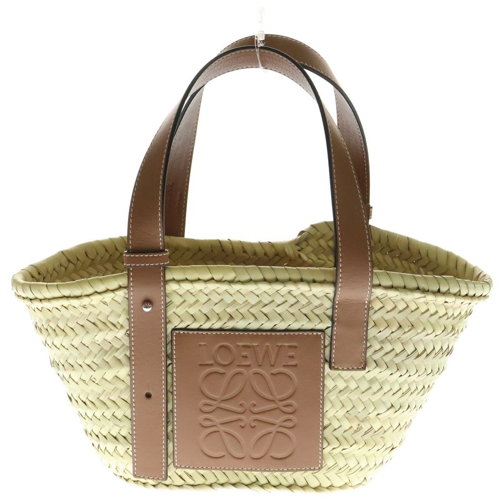 VIOLA d'ORO かごバッグ ラフィア 2way テープハンドル タッセル VIOLA