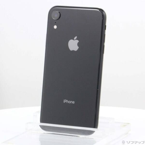 〔 〕iPhoneXR 64GB ブラック MT002J A SIMフリー 258