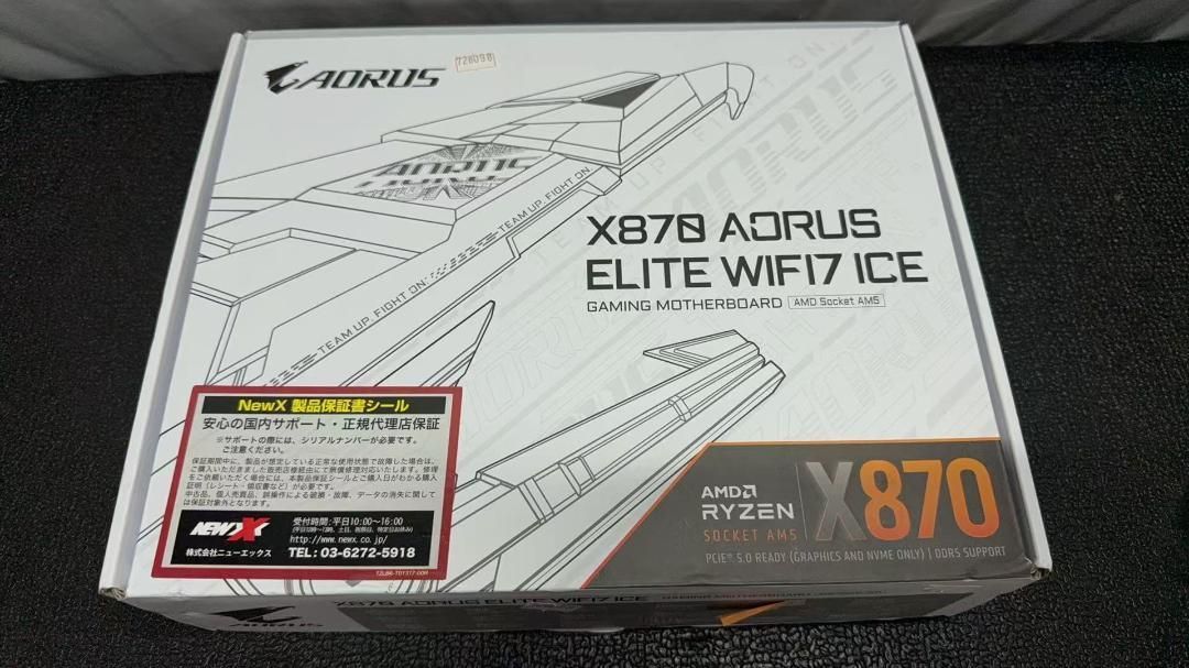 GIGABYTE X870 AORUSElite WIFI7 ICEマザーボード||728098