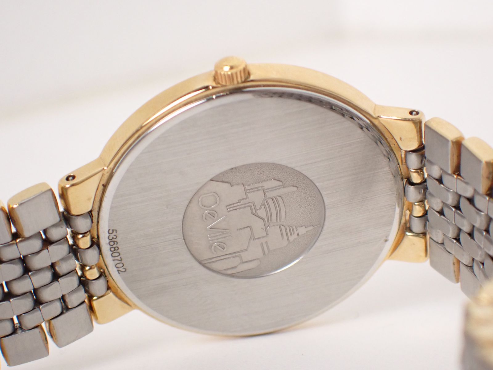ジャンク 品　不動品 OMEGA現状 デビル 金メッキ クォーツ OMEGA オメガ デビル クォーツ メンズ _742479 : CLOSER Yahoo