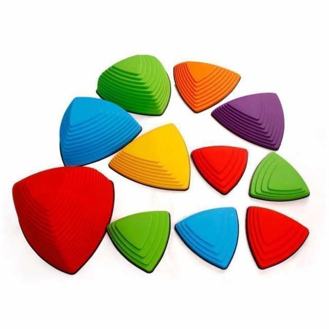 バランスストーン バランスボード 子供用 11個セット 飛び石 川おもちゃ スポーツトイ アクショントイ スポーツトイ その他