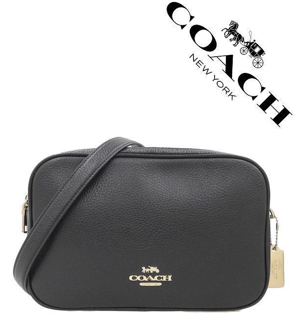 COACH コーチバッグ F39856 ブラック ダブルジップ ショルダーバッグ レディースバッグ クロスボディー アウトレット品 新品未使用 -  メルカリ