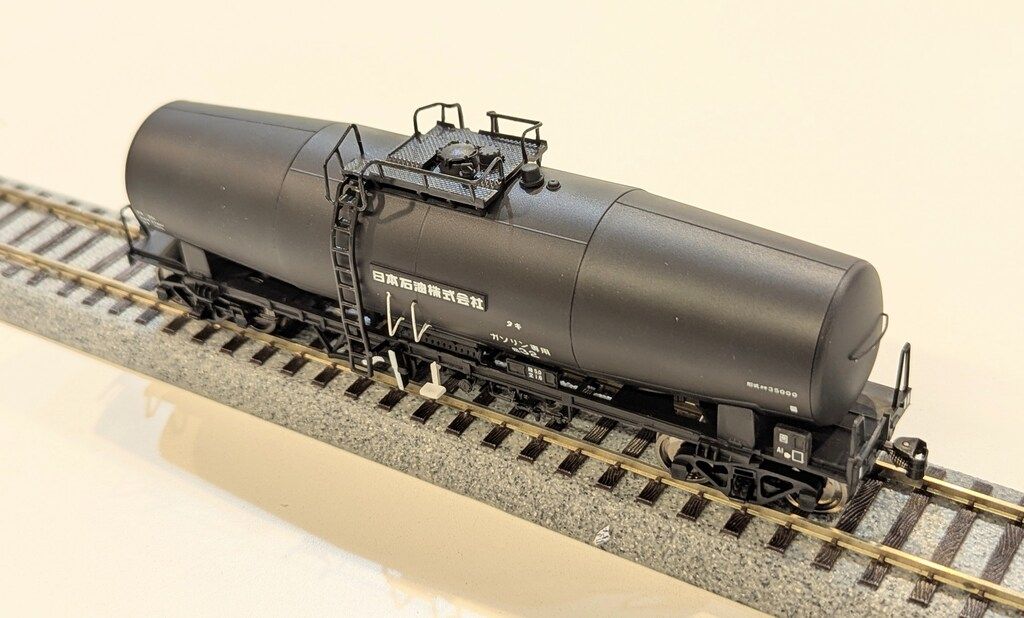 16番(HO) タキ35000 米タンマーク・神栖駅常備印刷済、番号