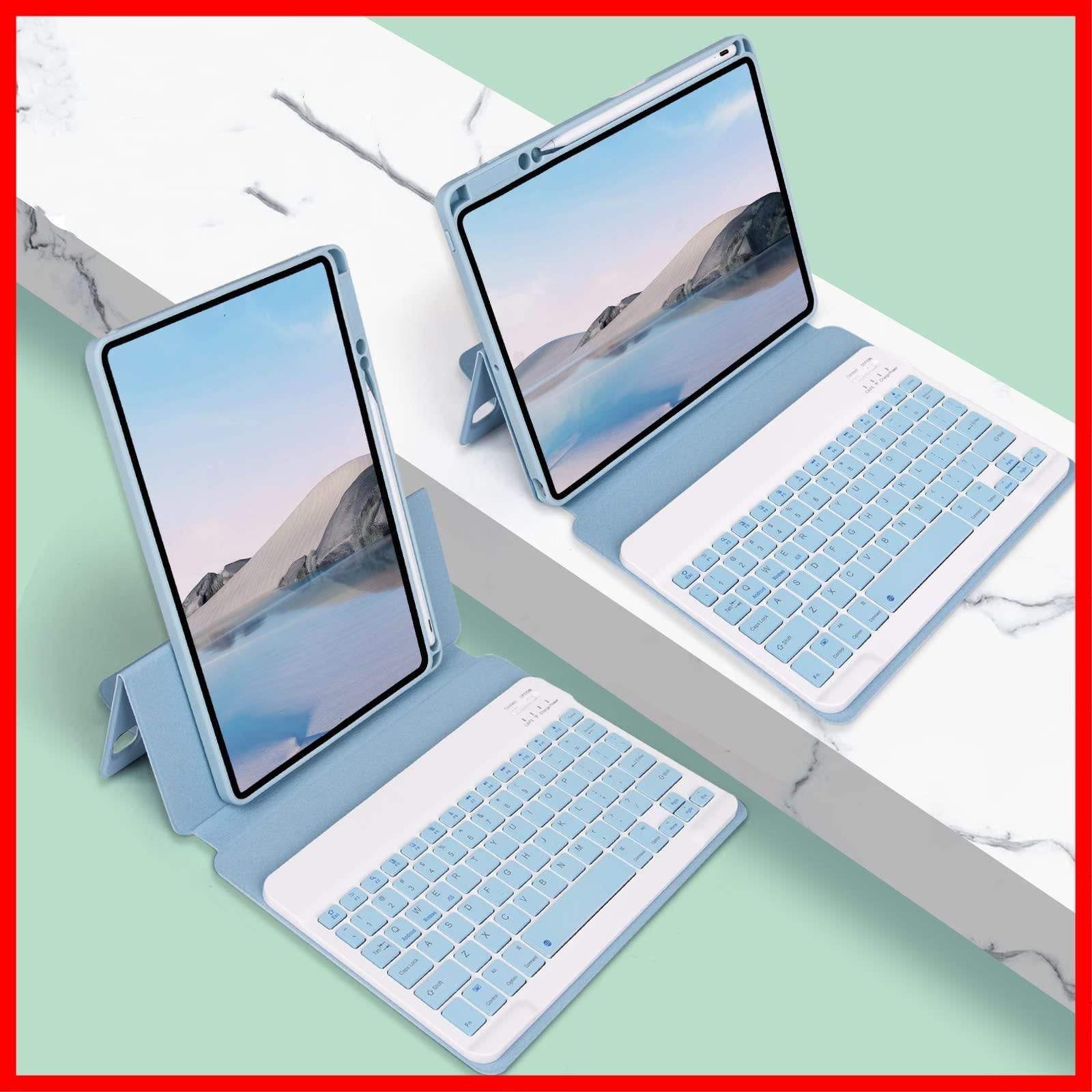 iPad Air 4 Gen 11インチ 2020 キーボードケース + マウス 取り外し可能 ワイヤレス Bluetooth キーボード ペンシルホルダー スリム レザー スマートカ並行輸入 : ipad air 11インチ キーボード m2⁄m3対応 タッチパッド