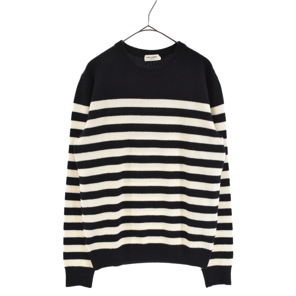 SAINT LAURENT - 14AW サンローランパリ カシミア混 ボーダー