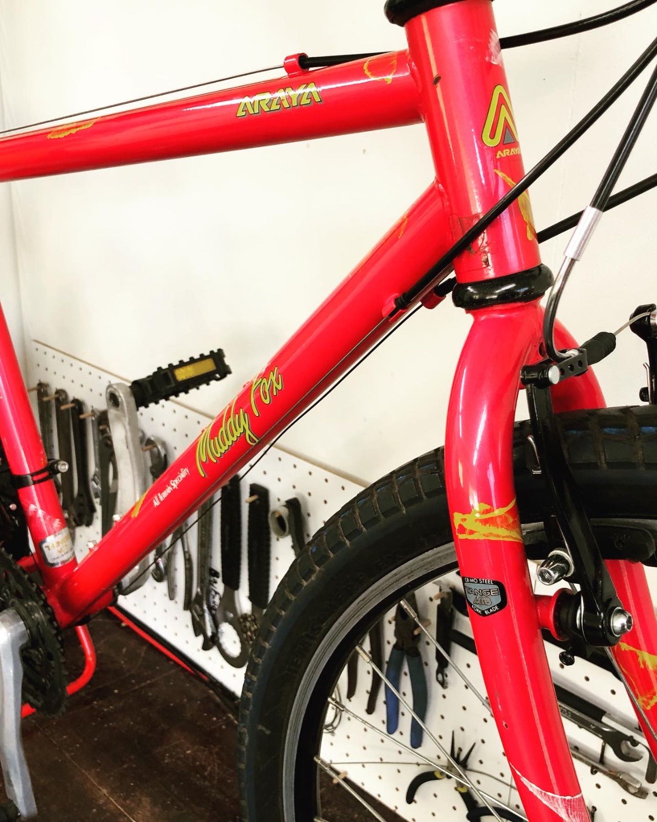 自転車本体 ARAYA muddyfox oldmtb OLD MTB】90s ARAYA Muddy Fox Cargo Bike Custom - YouTube