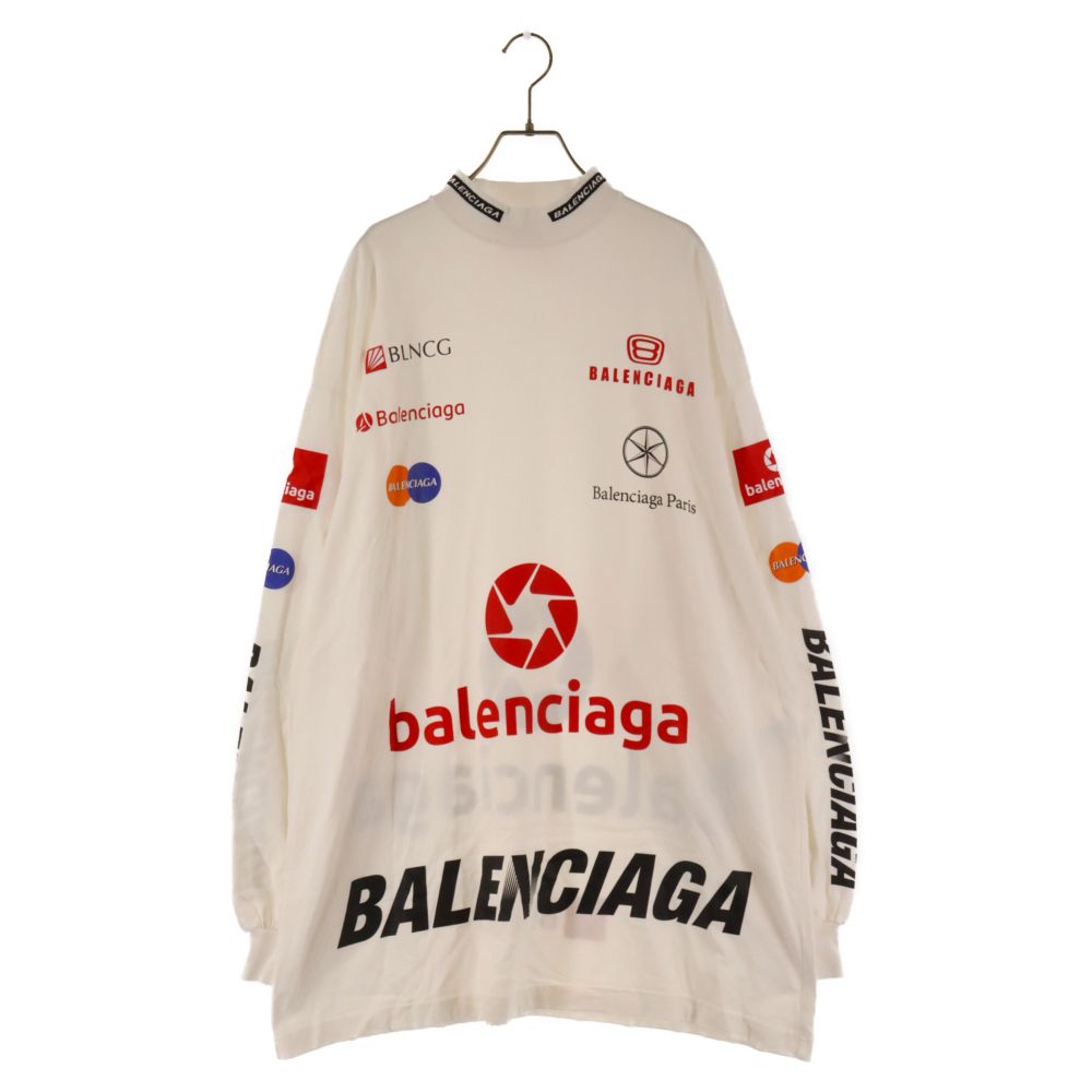balenciagaロンT BALENCIAGA (バレンシアガ) Top League ロゴプリント ロングスリーブ