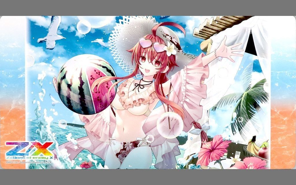 [Used] Supply [Single Item] Rubber Play Mat Slim “Chogasaki Honome Summer Vacation Ver. Rubber Play Mat Slim Broccoli Trading Card Item Lottery Online “Z/X -Zillions of Enemy X-” Vol.6 Double Chance Campaign”