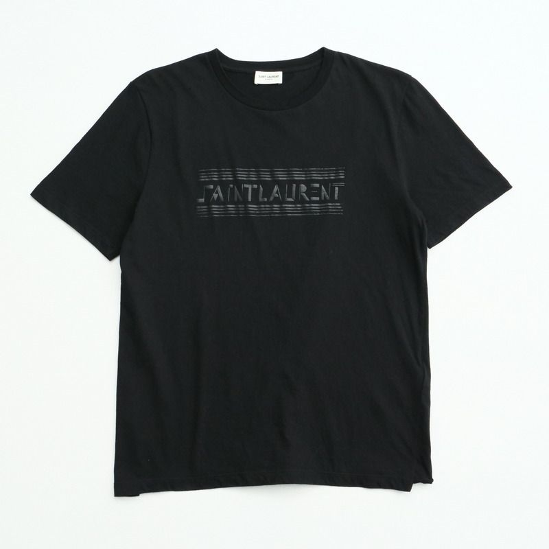 美品2020年製SAINT LAURENT PARIS サンローランパリ 半袖Ｔシャツ サイズXS ロゴプリント カットソー イタリア製 ブランド古着【中古】20240808/RA0814