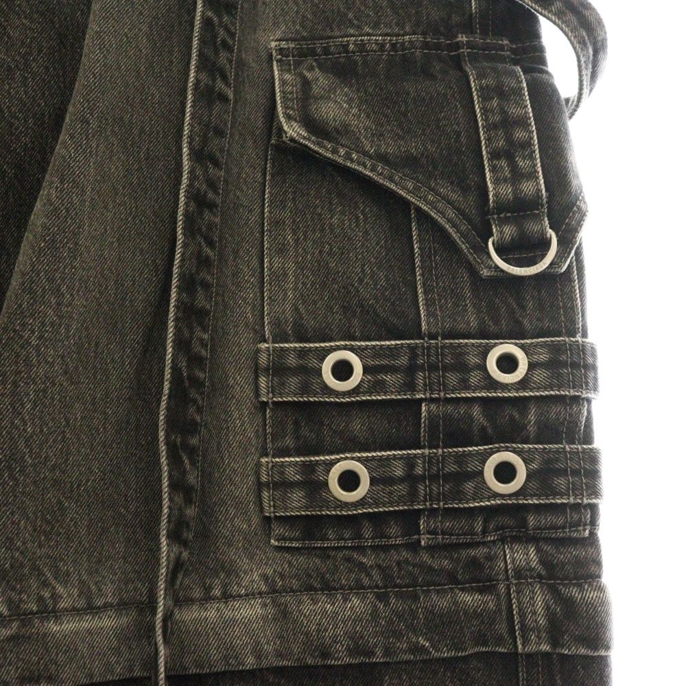バレンシアガ　スタッズ　バギーデニムパンツ BALENCIAGA バレンシアガ RAVER BAGGY PANTS スタッズ装飾バギー