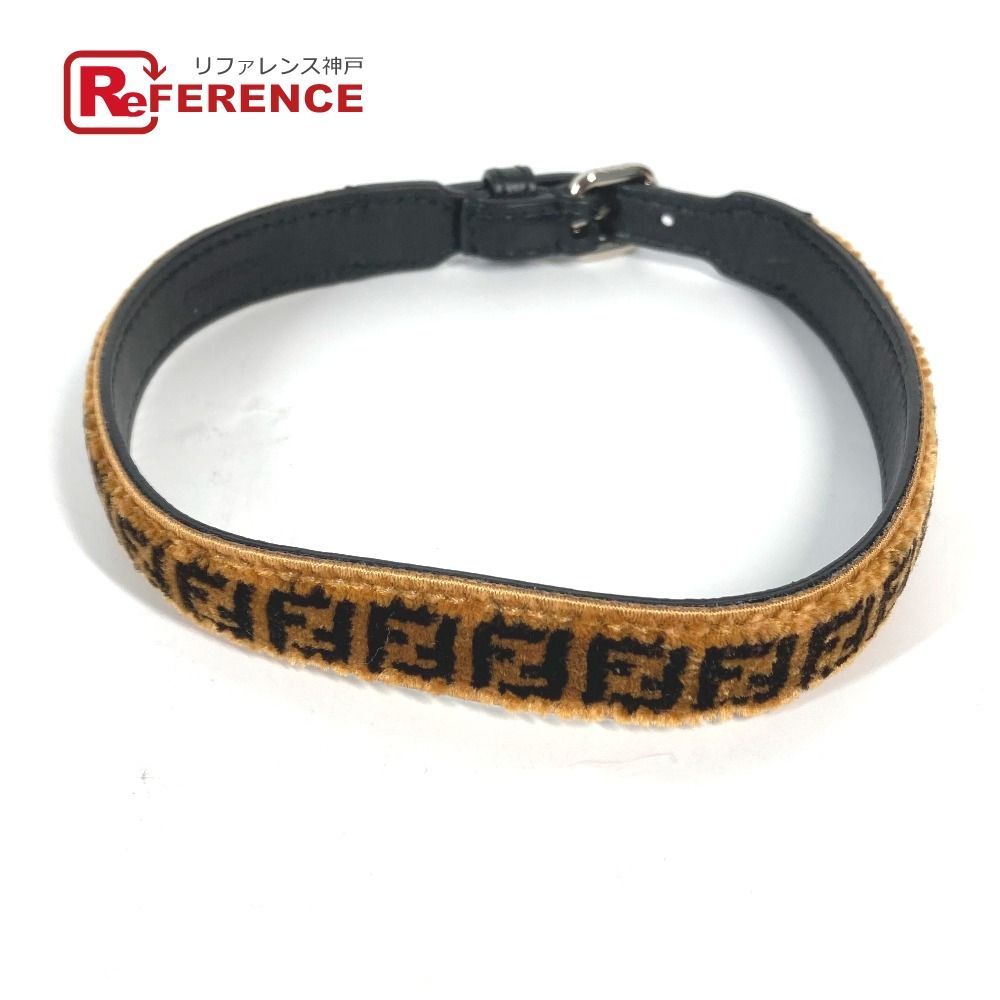 美品　FENDI　フェンディ　ズッカ　FF　首輪　ドッグカラー FENDI フェンディ ドッグカラー 8AC016 AJI5 首輪 ペットカラー