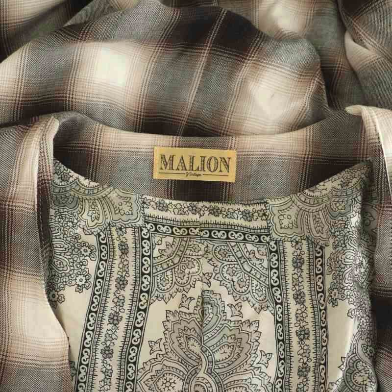 マリオンヴィンテージ MALION vintage オンブレチェック