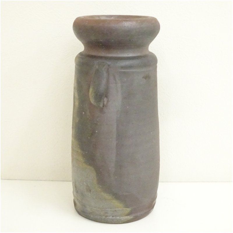 備前焼 木村陶峰造 花入（共箱） 花入れ 茶道 茶道具 花瓶 花器