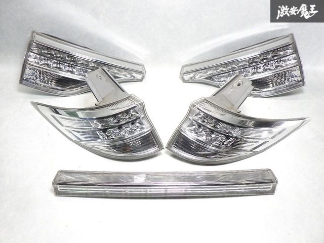 即発送 点灯OK！トヨタ純正 ACR50 エスティマ ハイブリッド 中期 LED テールライト ランプ 外側 内側 左右5点セット ICHIKOH 28-207/28-210