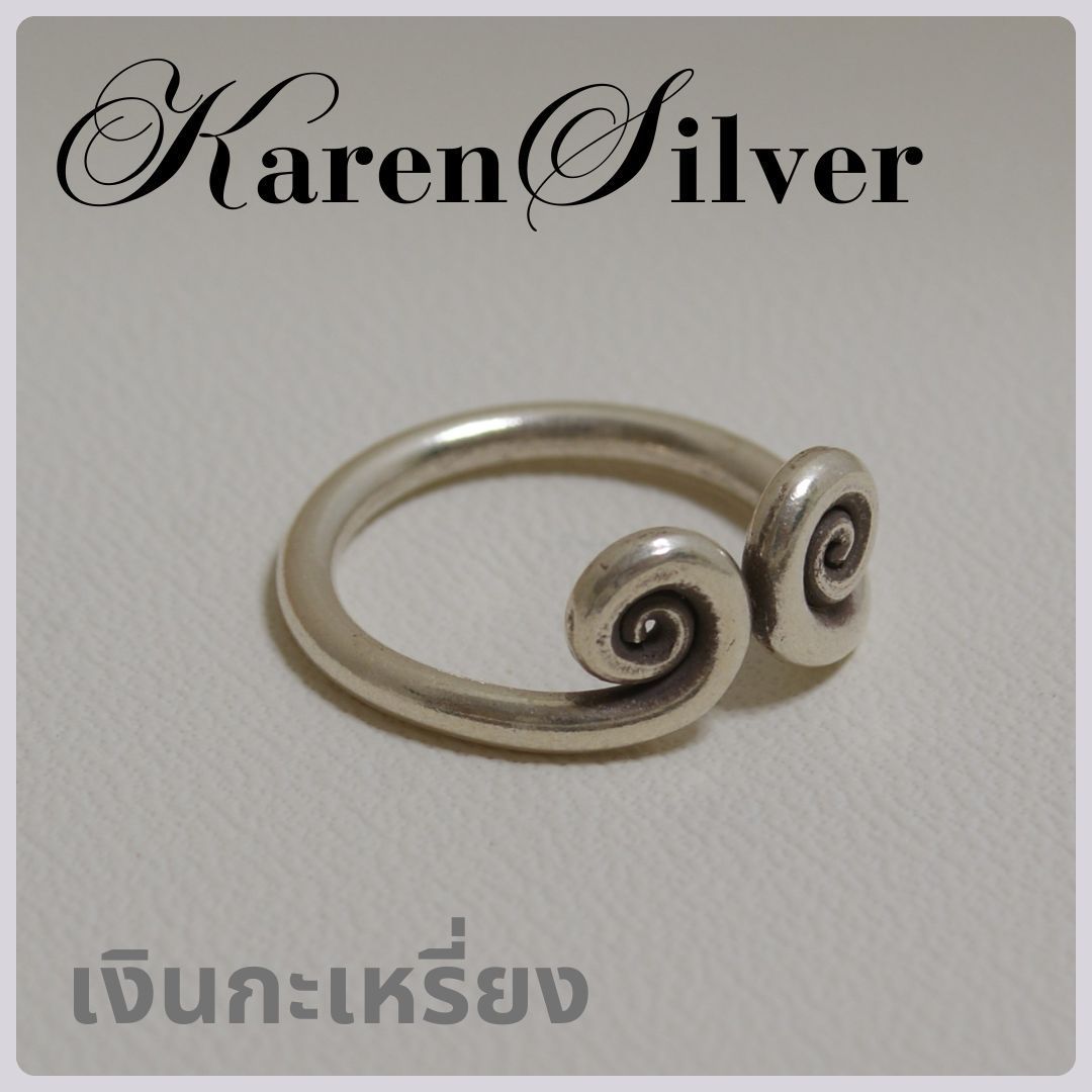 カレンシルバーリング karen silver ring うず[KN014] - メルカリ