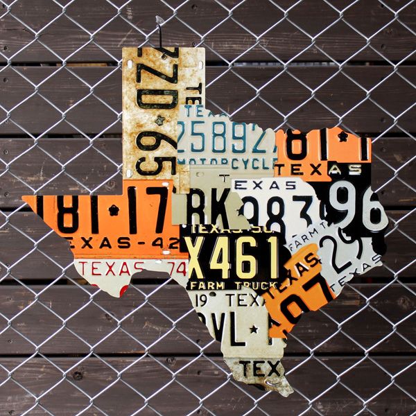 アメリカンスティールサイン「TEXAS LICENSE PLATE」 PS-095 テキサス