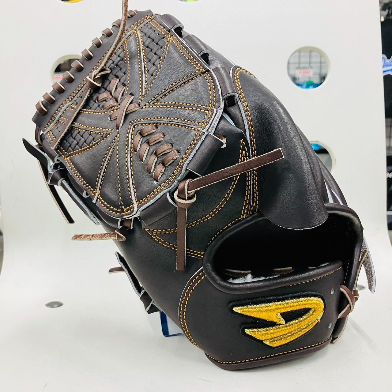 えび　ディークエスト　STレザー採用　SHB-112　硬式用　投手用 D-Quest ディークエスト STレザー採用 SHB-112 硬式用 投手用