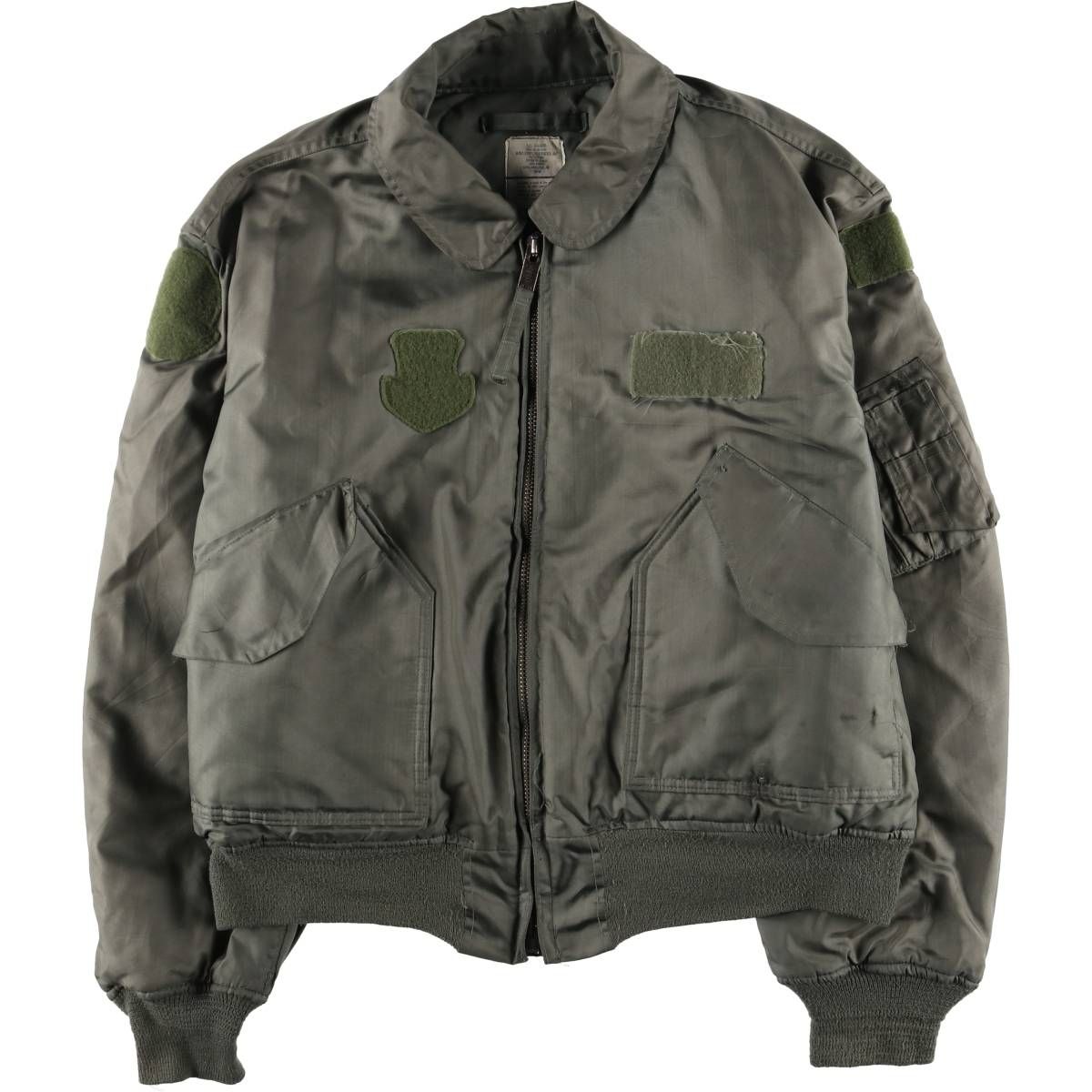 も*も様 90s USA製 アルファ CWU-45P フライトジャケット L オ 古着 米軍実品 90年代 アルファ ALPHA CWU-45/P ミリタリー フライト