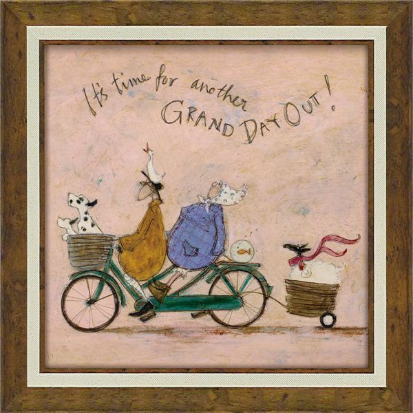 ユーパワー サム トフト Gel加工 アートフレーム Mサイズ グランド デイ アウト