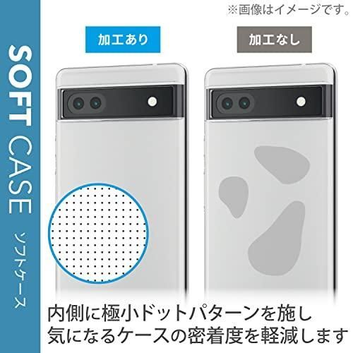 エレコム Google Pixel 6a ケース カバー ソフトケース TPU 耐久性 弾力性 ストラップホール付き 透明 クリア PM-P