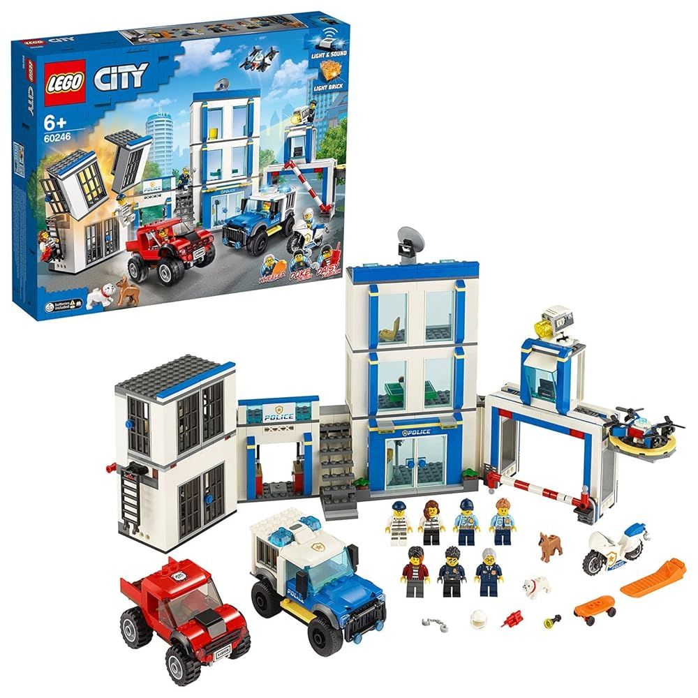 レゴ LEGO シティ ポリスステーション 60246 プレゼント 警察 けいさつ 乗り物 のりもの 車 くるま 男の子 レゴシティ
