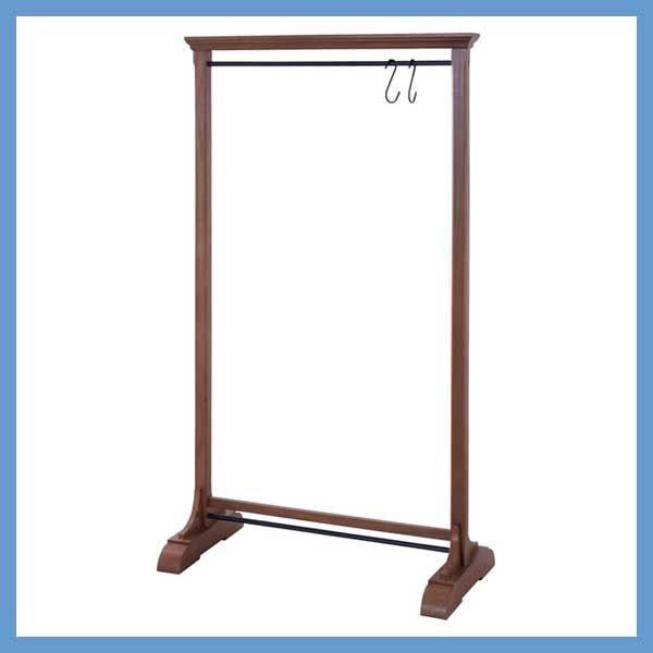 品質が完璧、値段が激安！ 天然木 ミンディ のハンガーラック S字フック2個付き W91×D45×H160cm No.655 人気アイテム、安い通販。