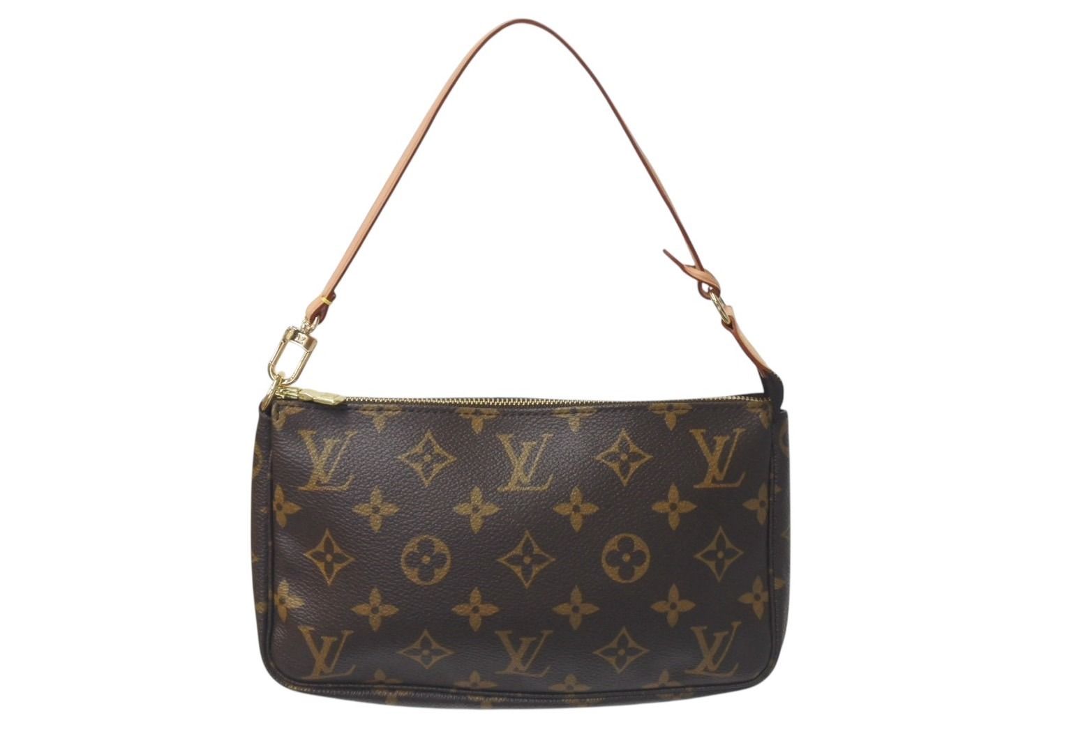 LOUIS VUITTON ルイヴィトン アクセサリーポーチ ポシェットアクセソワール M51980 モノグラム ブラウン 4b001155