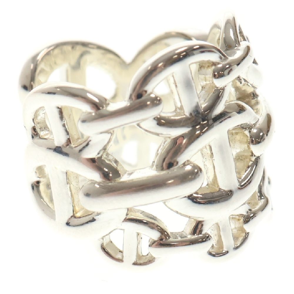 HERMES (エルメス) アンシェネ シェーヌダンクル GM シルバー リング