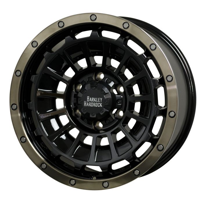 ホイール4本セット BARKLEY HARDROCK ROGAN ブラック ブロンズクリア 17インチ 8J 20 6H-139.7