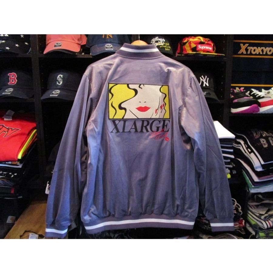 XLARGE SOUVENIR JACKET ライトパープル Lサイズ - メルカリ