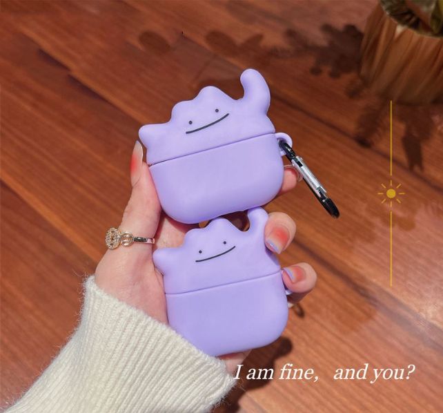 メタモン AirPods4ケース 可愛い AirPods Pro第2世代 シリコンケース