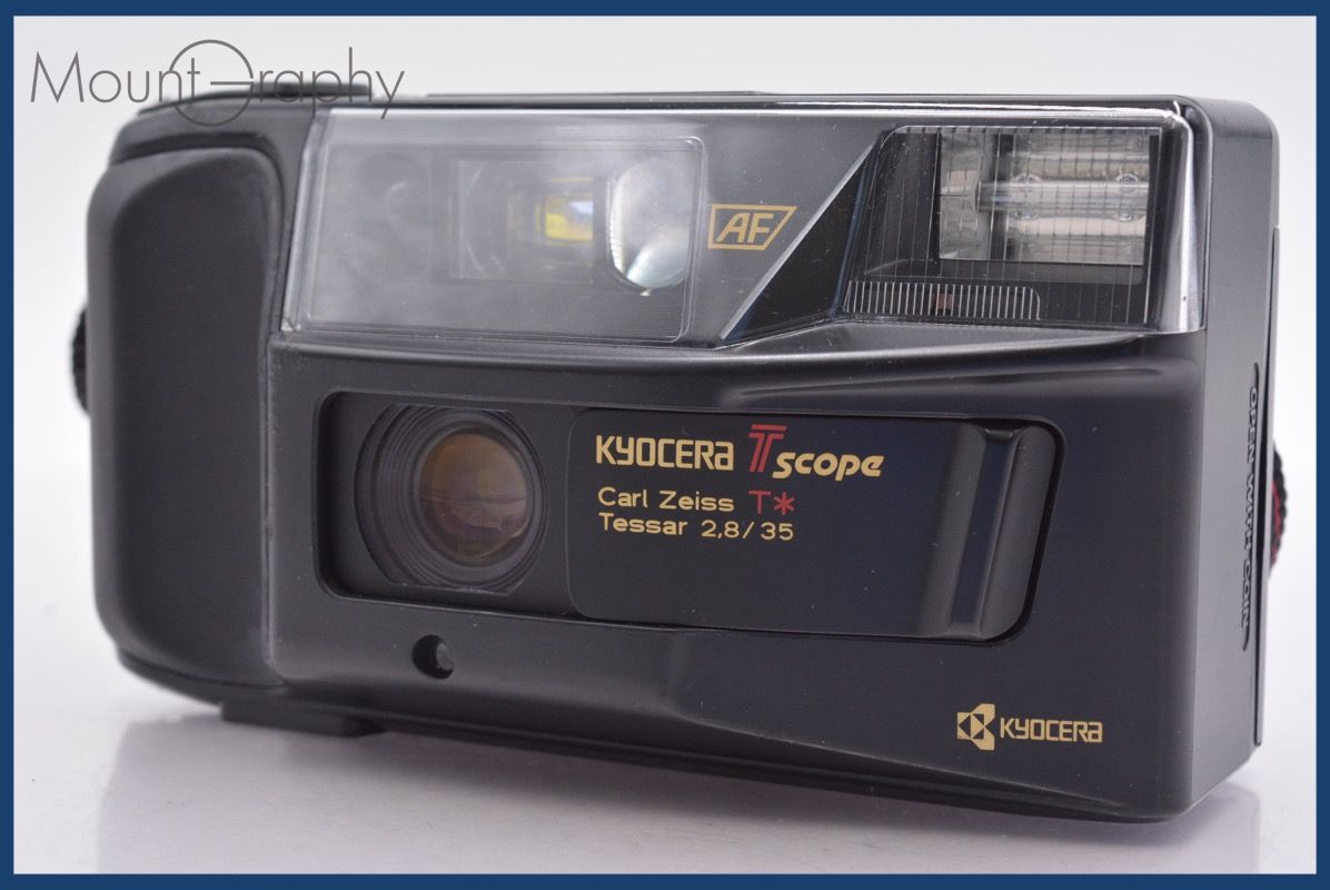 【完動品】KYOCERA T scope フィルムカメラ 動作確認済 動作確認済み KYOCERA T Scope コンパクトフィルムカメラ - メルカリ