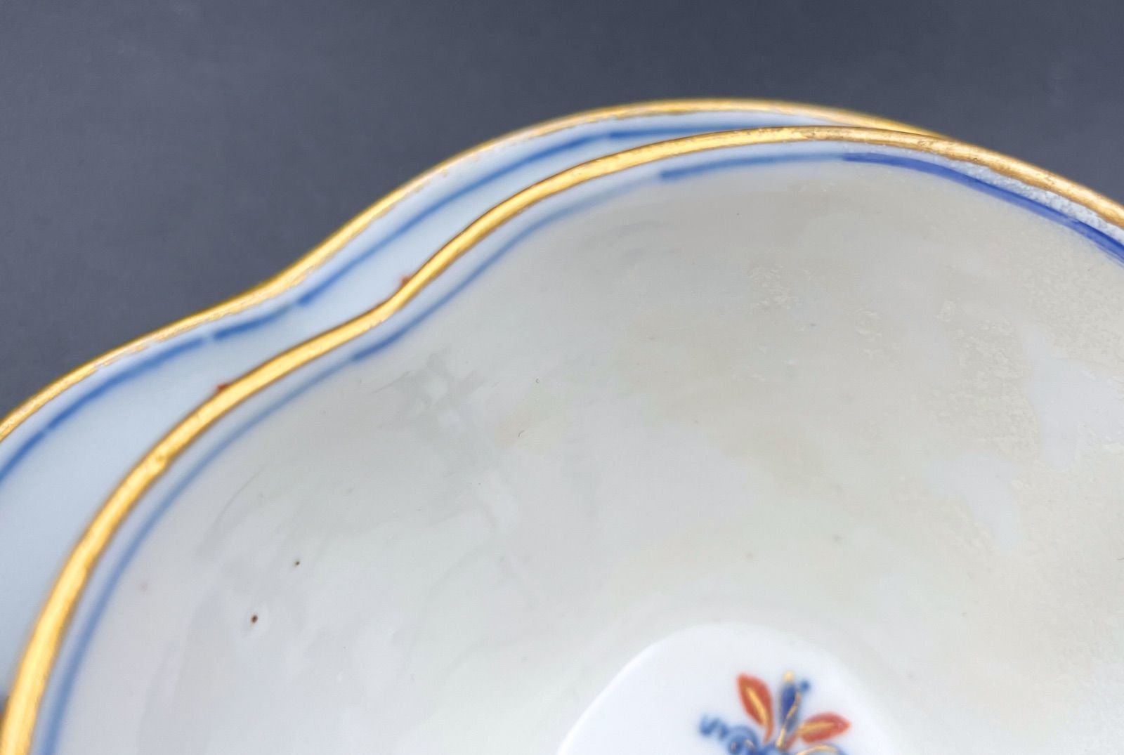 極希少】Meissen（マイセン） 一級品 四つ葉型カップ＆ソーサー