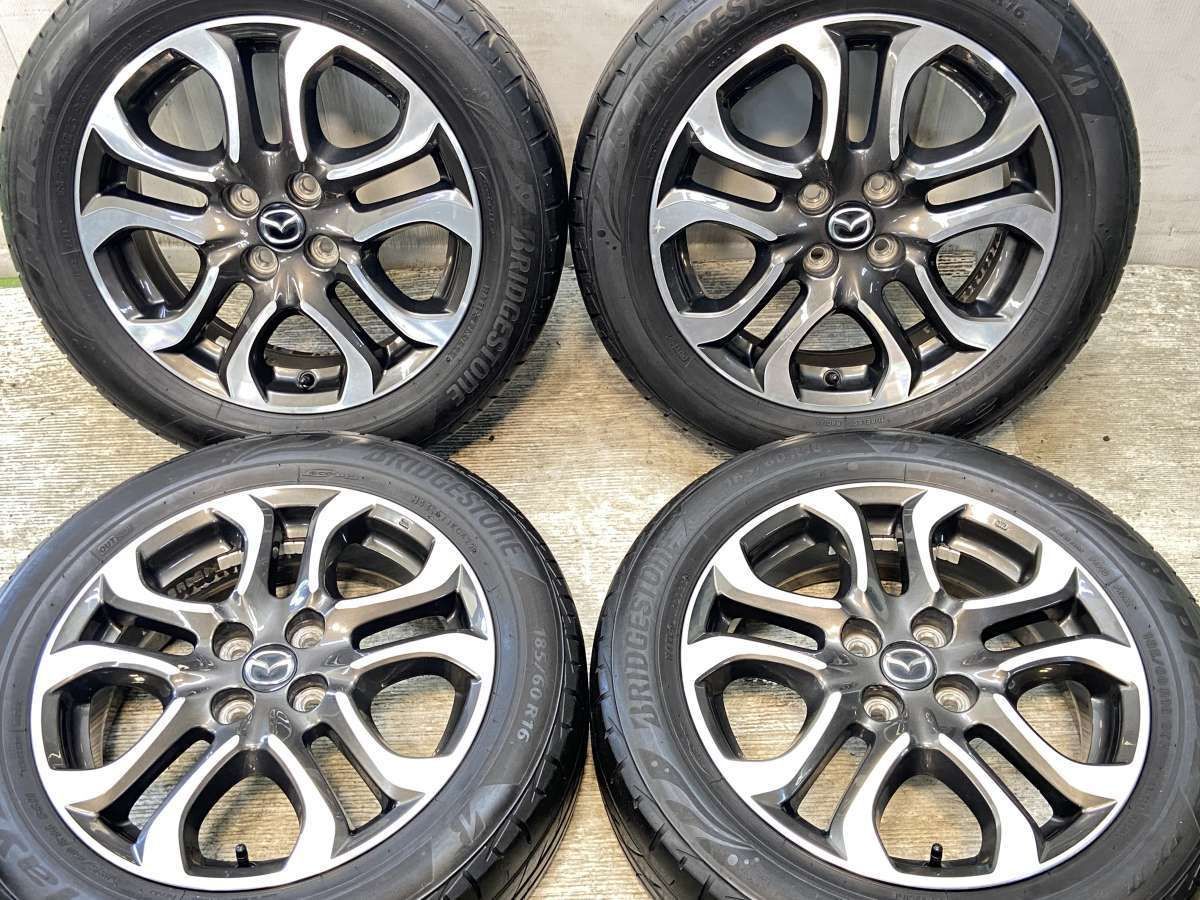 185/60R16 ブリヂストン プレイズ PX2 マツダ純正 16x5.5 40 100