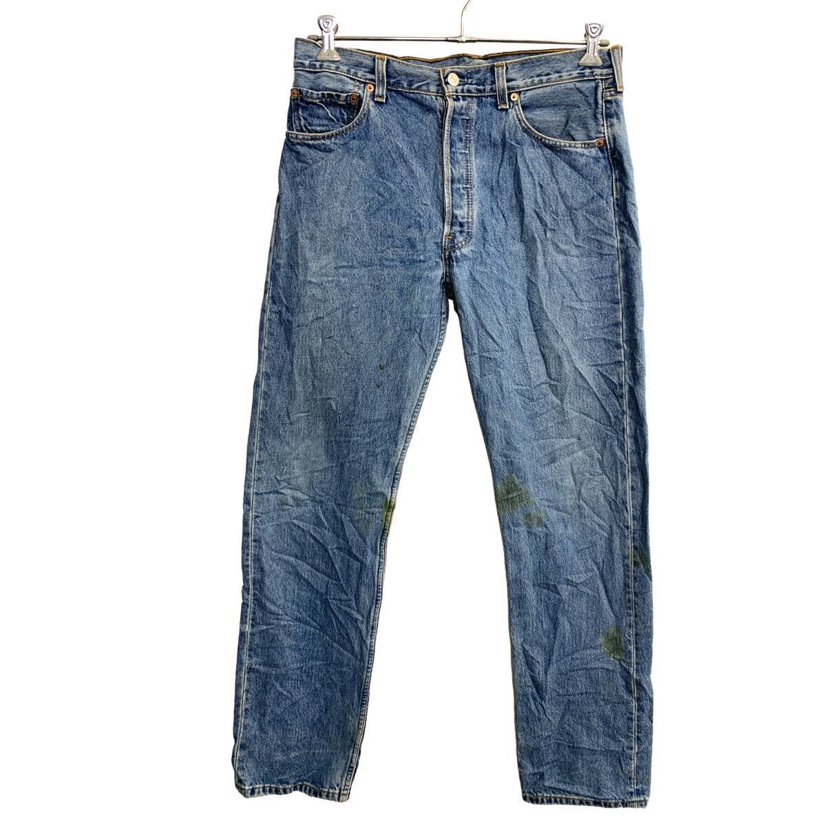 Levi's 501 デニムパンツ W34 リーバイス ボタンフライ ブルー 古着卸 アメリカ仕入 2404-94