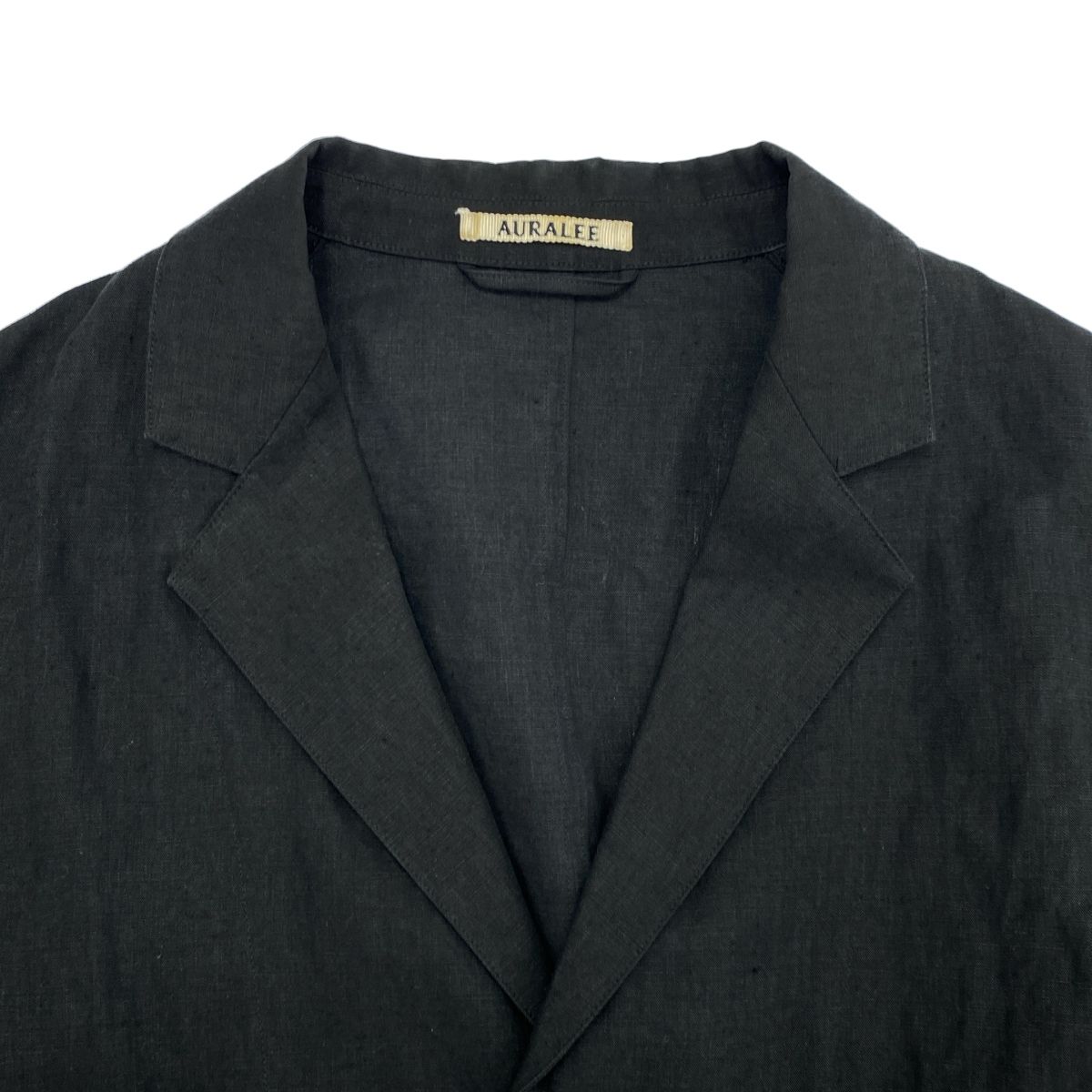 AURALEE オーラリー 19SS WASHED LINEN JACKET ウォッシュドリネン