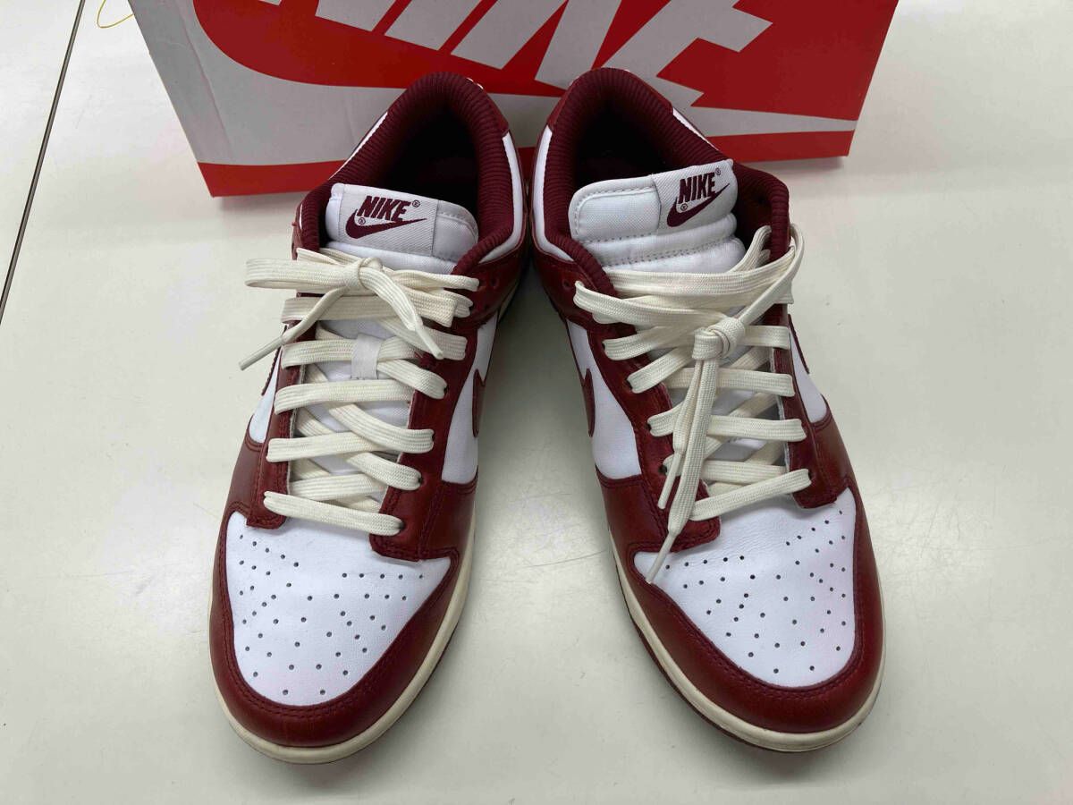 NIKE スニーカー 'DUNK LOW PRM' FJ4555-100 27cm ホワイト×レッド系 ダンク LOW プレミアム  ナイキ 箱付き