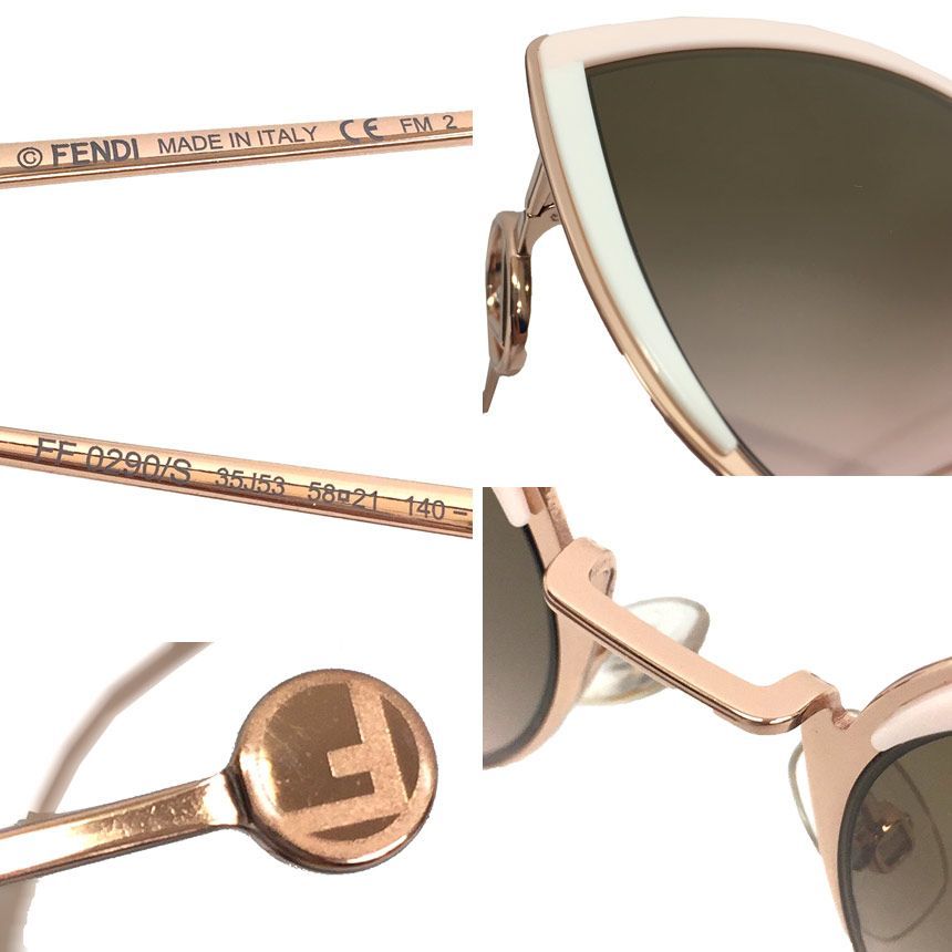 FENDI フェンディ サングラス FF0290/S キャットアイ aq10327 - メルカリ