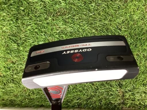 【値下、極美品】オデッセイ TRI-BEAM DOUBLE WIDE 33インチ 中古】 オデッセイ TRI-BEAM DOUBLE WIDE 33インチ パター PT