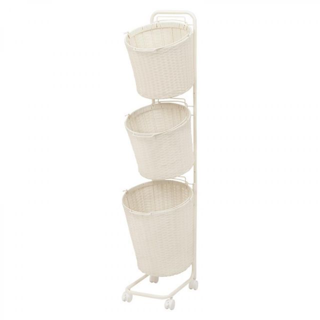 萩原 Hagihara RAN-2432WH ランドリーラック 新生活 インテリア 家具おしゃれ