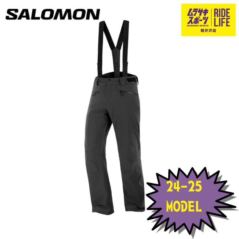 ムラスポ公式 SALOMON サロモン EDGE PANTS DPBLK 24-25 メンズ スノーウエアー スノーボード 30％OFF